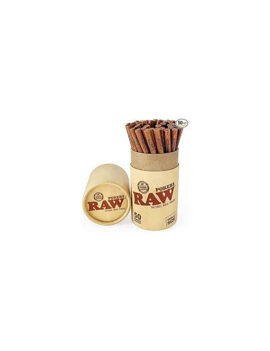 Raw natural pokers small