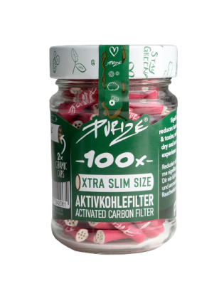 Filtros Purize Xtra Slim Size Carbón Activo 100/u