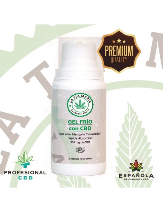 Gel frio con CBD para la fascitis plantar